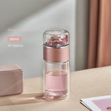 Double Wall Glass Water Bottle 280M